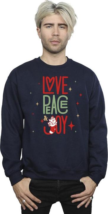 Immagine prodotto Disney The Aristocats Marie Love Peace Joy Felpa Uomo (L)