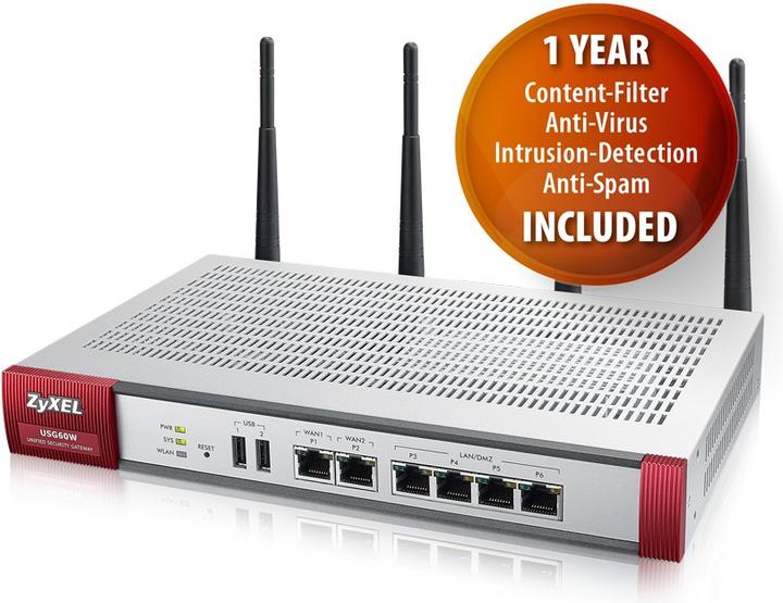 Produktbild Zyxel USG60W Bundle