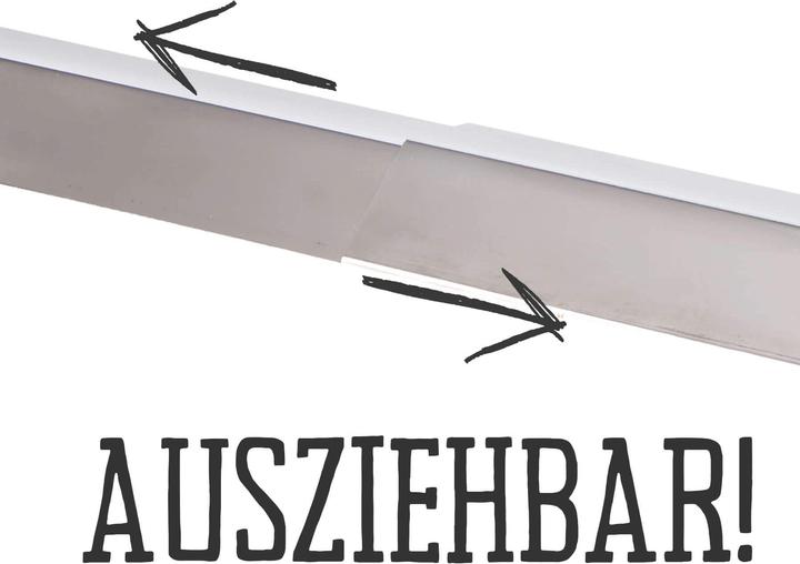 Produktbild All'Grill Edelstahl Flammblech breit, variabel 35-60 cm/13,5 cm