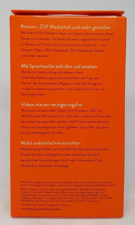 Produktbild Amazon Fire TV Stick mit Alexa (8 GB)