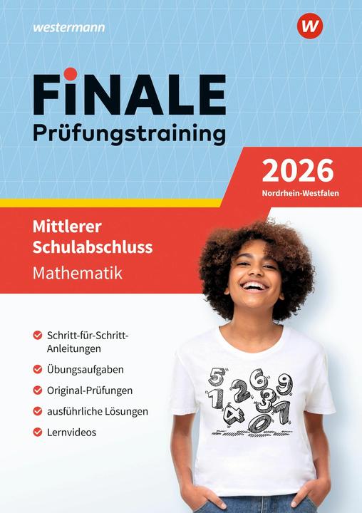 Actual product image FiNALE - Prfungstraining Mittlerer Schulabschluss Nordrhein-Westfalen. Mathematik 2026 (German, Berndua, Humpert, Bernhard/Lenze, Martina/Liebau, 2025)