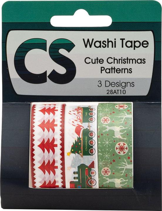Produktbild Colorations Washi Tape Weihnachten 3 Rollen, 5mtr.