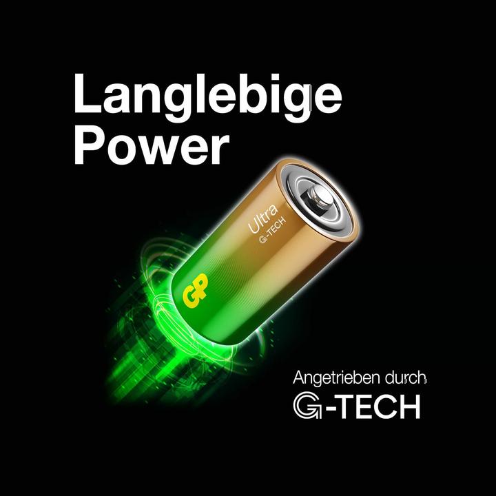 Produktbild GP Batteries Ultra Alkaline Batterie C Baby 1,5V 2er Blister (2 Stk., C)