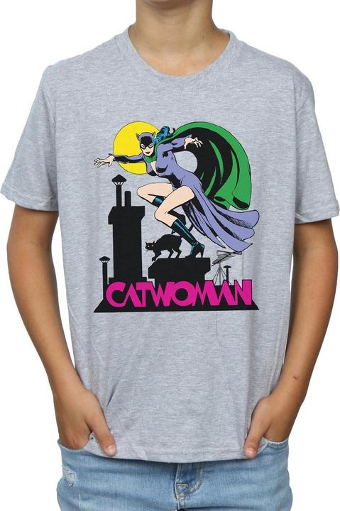 Image du produit - T-shirt CATWOMAN TEXT LOGO - Garçon (140, 146)