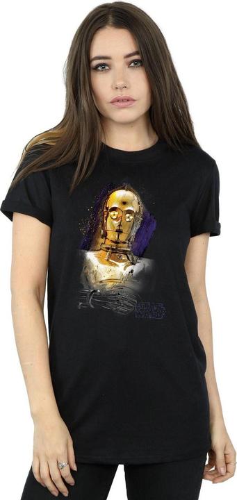 Image du produit Star Wars - T-shirt THE LAST JEDI C-3PO BRUSHED - Femme (3XL)