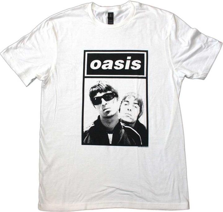 Actual product image Oasis Unisex Adult Noel & Liam Boxed Photograph T-Shirt (M)