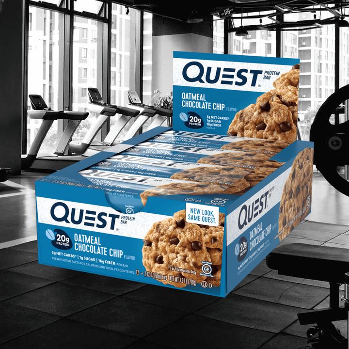 Produktbild Quest Nutrition Bar (Oatmeal Chocolate Chip, 12 Stk., 720 g)