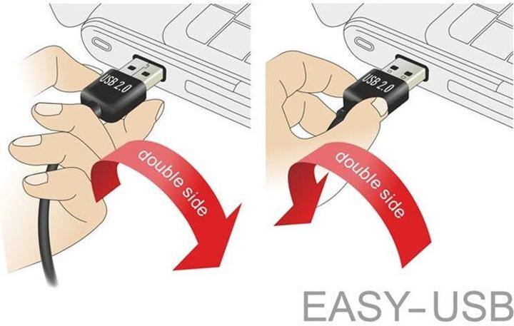 Produktbild Delock Adapter USB-A>2x Seriell DB9 RS-232 (USB 2.0, 60 cm)