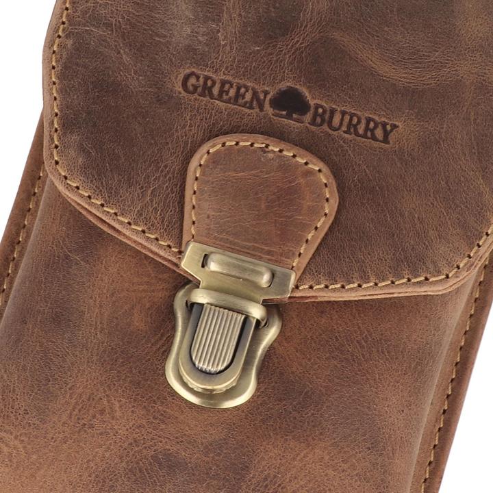 Actual product image Greenburry Vintage belt bag leather 11 cm