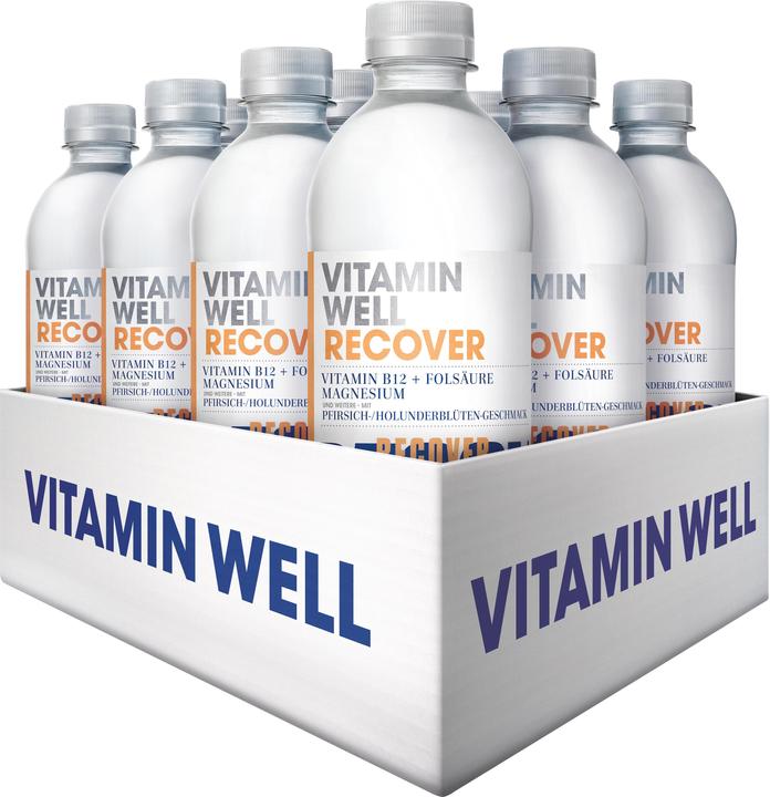 Actual product image Vitamin Well Recover (Elderflower-Peach, 12 x)