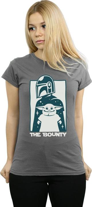 Immagine prodotto Star Wars The Mandalorian The Bounty Maglietta Donna (XL)
