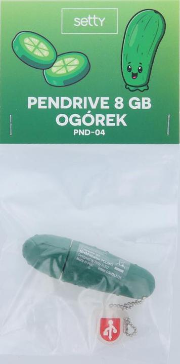 Produktbild Setty Pendrive 8GB Gurke PND-04 (8 GB)