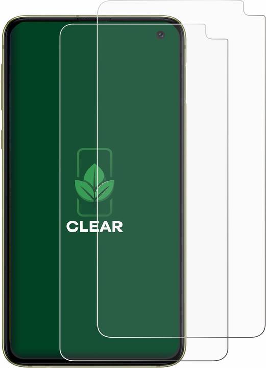 Productafbeelding ScreenLeaf Beschermfolie duurzame screenprotector screenprotector folie helder transparant (2 Stuk, Samsung Galaxy S10e)