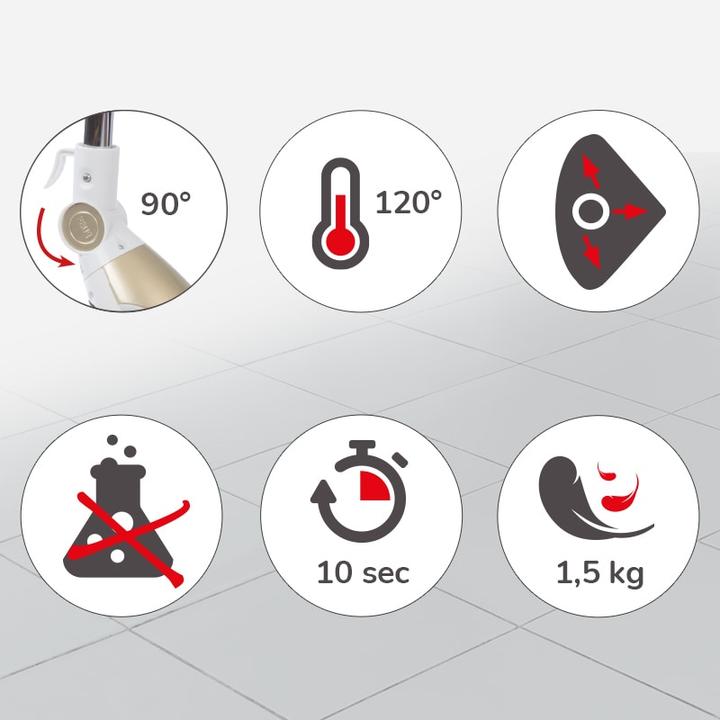 Produktbild MediaShop Livington Prime Steam Mop (1300 W)