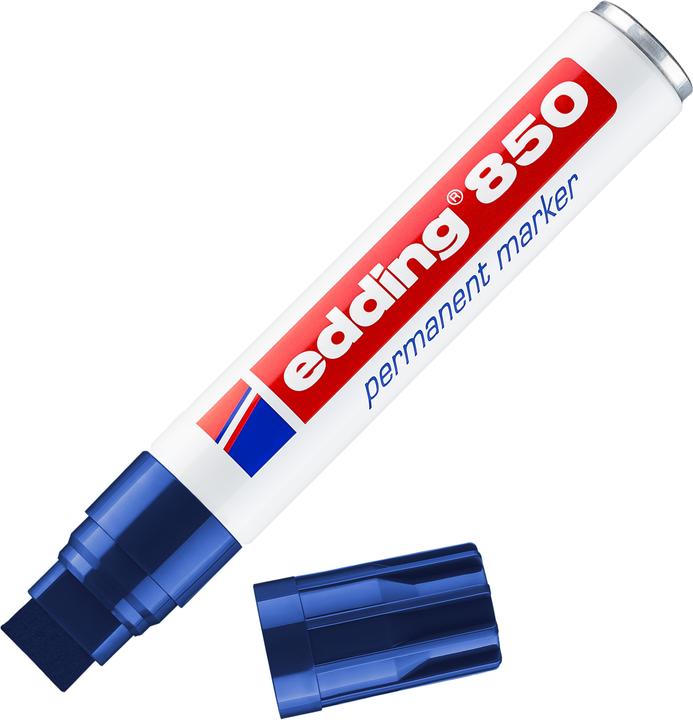 Actual product image Edding Permanent Marker 850 (Blue, 5 mm, 1 x)