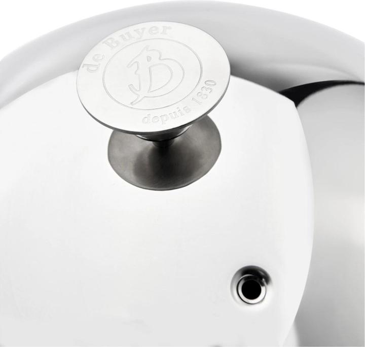 Image du produit de Buyer Cloche à Manger En Acier Inoxydable Avec Bouton+Ouverture Vapeur 30cm (32.50 cm, Acier)