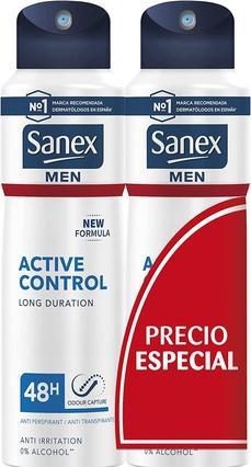 Actual product image Sanex Deo Spray Men Active Control 200 ml Duplo (Spray, 200 ml)