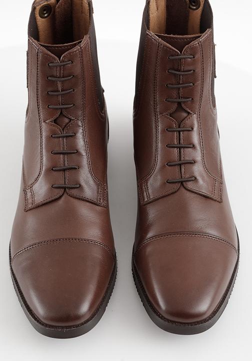 Actual product image Premier Equine Denver riding ankle boot with elast lacing (40)