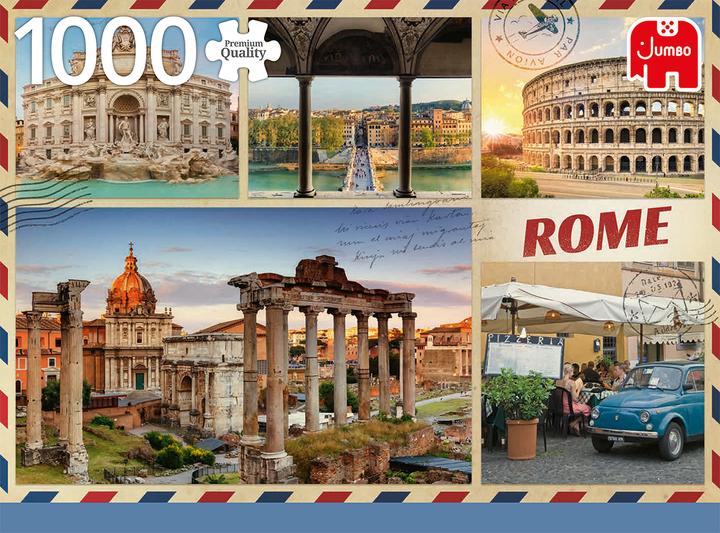 Actual product image Jumbo Premium Collection Greetings from Rome - 1000 pieces (1000 pieces)