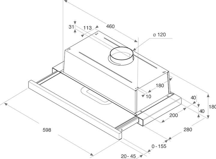 Actual product image Whirlpool AKR 6390/1 IX (Flat-screen hood)