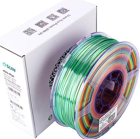 Immagine prodotto eSUN Filamento PLA Silk Rainbow 1,75mm 1000g (PLA, 1.75 mm, 1000 g, Multicolore)