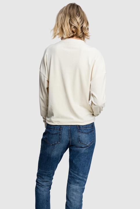 Actual product image Urban Classics Ladies Oversized Velvet Crew (S)