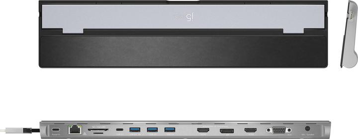 Immagine prodotto j5Create Triple Display Dock (USB-C, USB-A, 12 Porti)