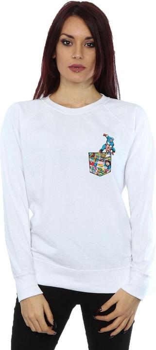 Produktbild Captain America Faux Pocket Sweatshirt (M)