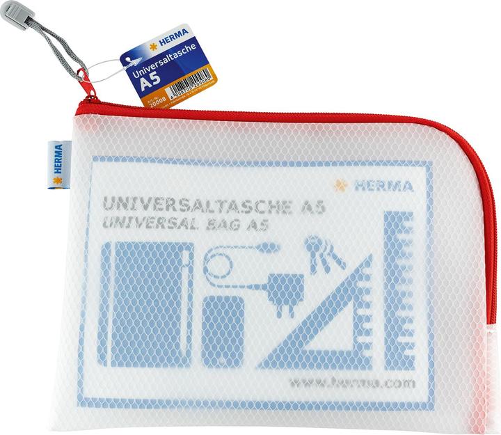 Actual product image HERMA A5 zip pocket
