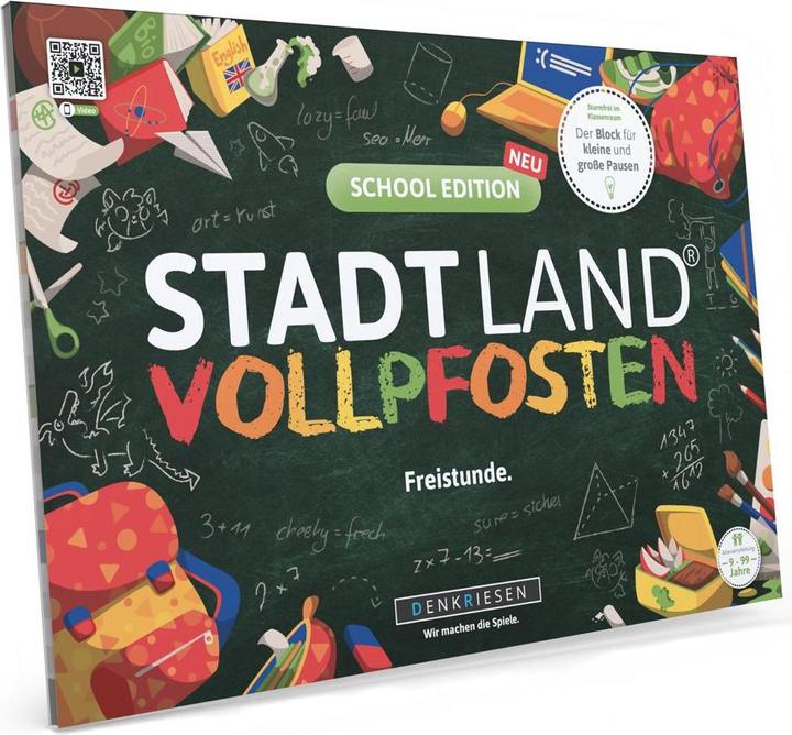 Denkriesen STADT LAND VOLLPFOSTEN® A4 - SCHOOL EDITION - "Freistunde." (Deutsch)