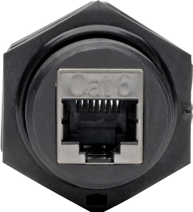 Actual product image Eaton RJ45 Bulkhead Coupler for Cat5/Cat6 Female to Female Shielded Industrial Dust Cap - (RJ45)