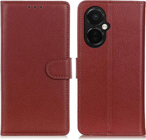 Produktbild MU Classic Litchi Leder Bookcover Series (Oppo Nord CE 3 Lite)