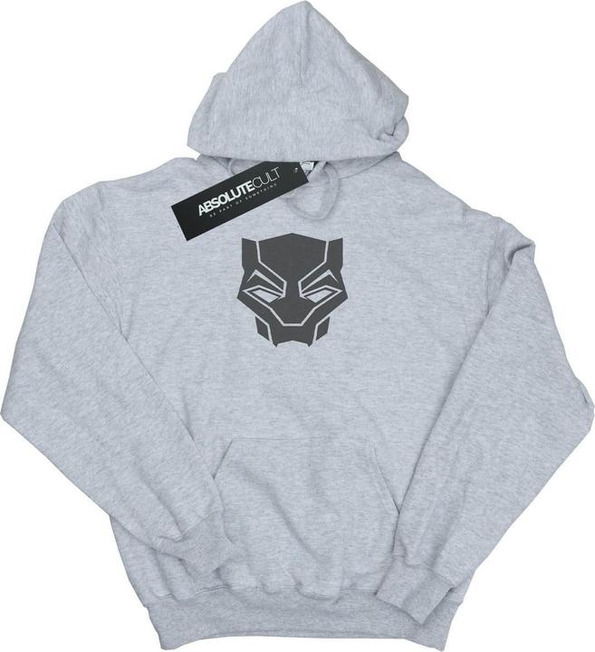Black Panther Schwarz auf Schwarz Hoodie