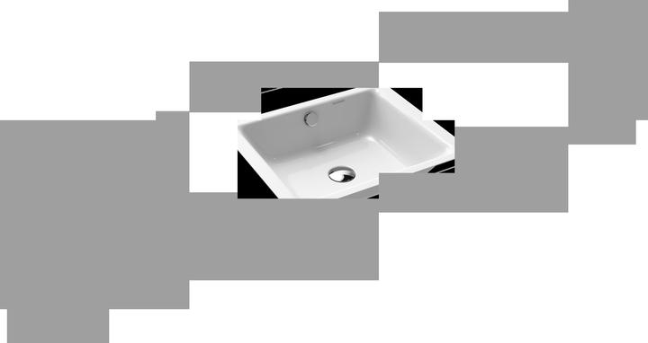 Produktbild Kaldewei Puro Unterbauwaschtisch 3159 460x385 mm, ohne Hahnlochbohrung (385 mm, 460 mm)