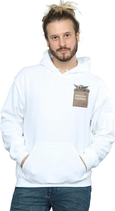 Actual product image Star Wars Mens The Mandalorian Precious Cargo Faux Pocket Hoodie (4XL)