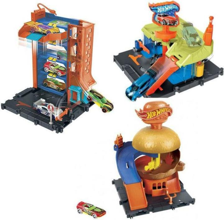 Actual product image Hot Wheels City Downtown Track Set Assortment