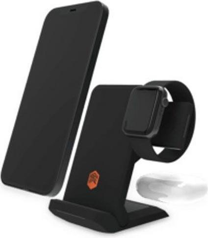 Image du produit STM ChargeTree Go Casque, Smartphone, Smartwatch, Montre Noir Chargement sans fil USB Intérieur (20 W)