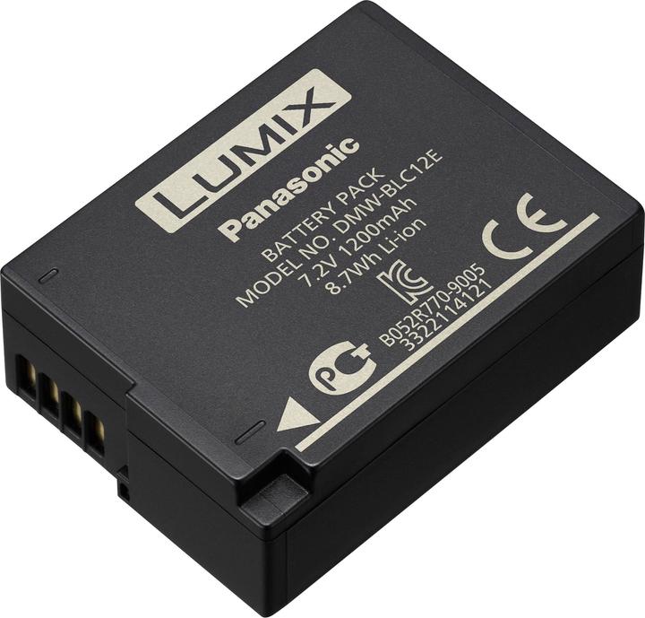 Actual product image Panasonic Dmw-Blc12e (1 pcs., Device specific, 1200 mAh)