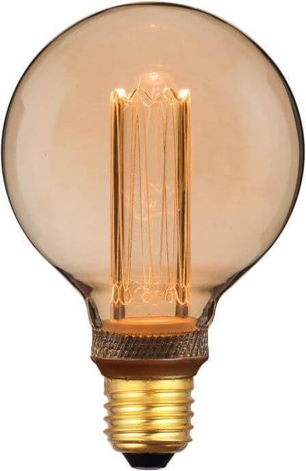 Actual product image Nordlux LED Globe Filament Deco Retro E27 dimmable 3,5W 1800K extra-warm white Gold 2080202758 (E27, 3.50 W, 120 lm, 1 x, F)