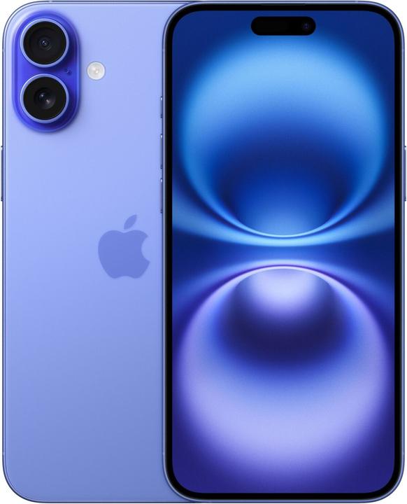 Actual product image natelo iPhone 16 Plus (128 GB, Ultramarine, 6.70", 48 Mpx, SIM + eSIM, A / Like new)