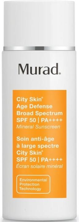 Murad City Skin Age Defense Sunscreen SPF 50 I PA++++ 50 ml (Sonnencreme Gesicht, SPF 50, 50 ml)