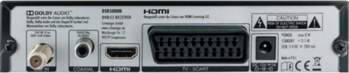 Image du produit Schwaiger DSR500HD (DVB-S2)