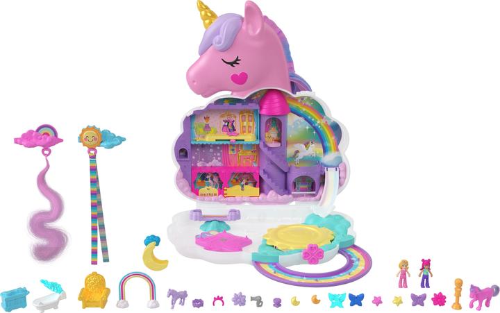 Produktbild Polly Pocket Einhorn Haarspiel Schatulle