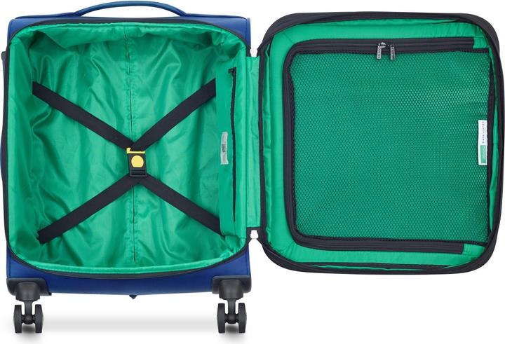 Image du produit Delsey ParisxUnited Colors of Benetton Color Block 4 roues trolley cabine S 55 cm avec soufflet d'extension (43 l, Bagage à main (jusqu'à 50l))