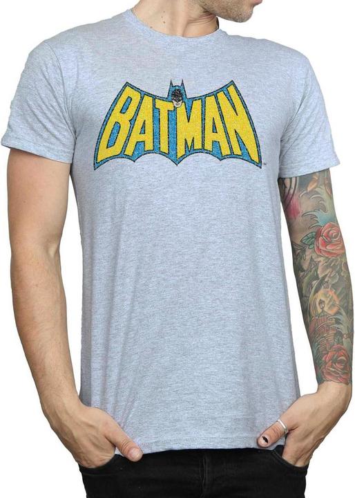 Immagine prodotto Batman Crackle Logo Maglietta Uomo (XL)
