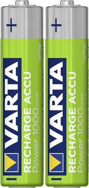 Produktbild Varta Recharge Accu Power (2 Stk., AAA, 1000 mAh)