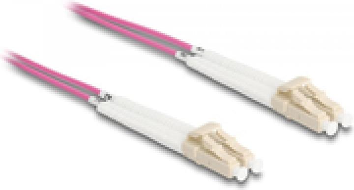 Delock Fibre optic cable LC-D > LC-D multimode OM4 angled 0.5m (S/UTP, CAT8.2, 0.50 m)