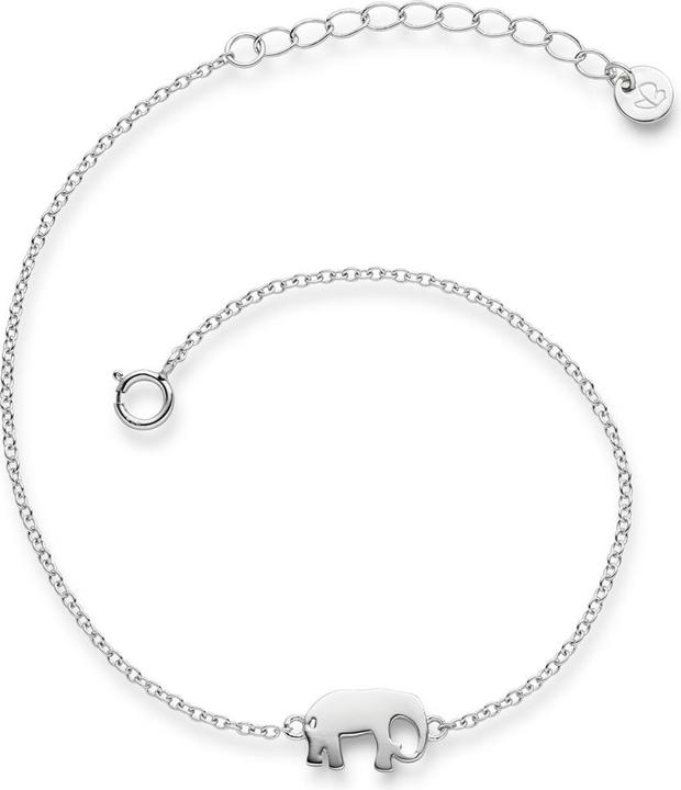 Produktbild Glanzstücke München Damen Elefant Sterling Silber silber 17,0 cm Basislänge + 3,0 cm Verlängerung - 6112 (17 cm, Sterling Silber)
