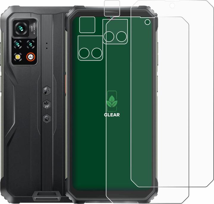 Actual product image ScreenLeaf Protective film sustainable screen protector screen protector film clear transparent (2 Piece, Blackview BV9200)