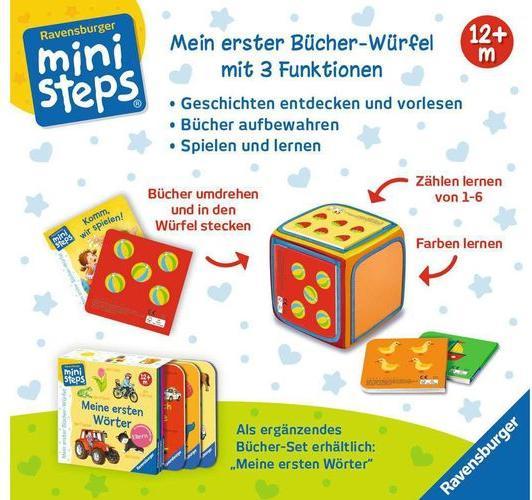 Immagine prodotto Ravensburger ministeps: Mein erster Bücher-Würfel (Starter-Set) (Tedesco)